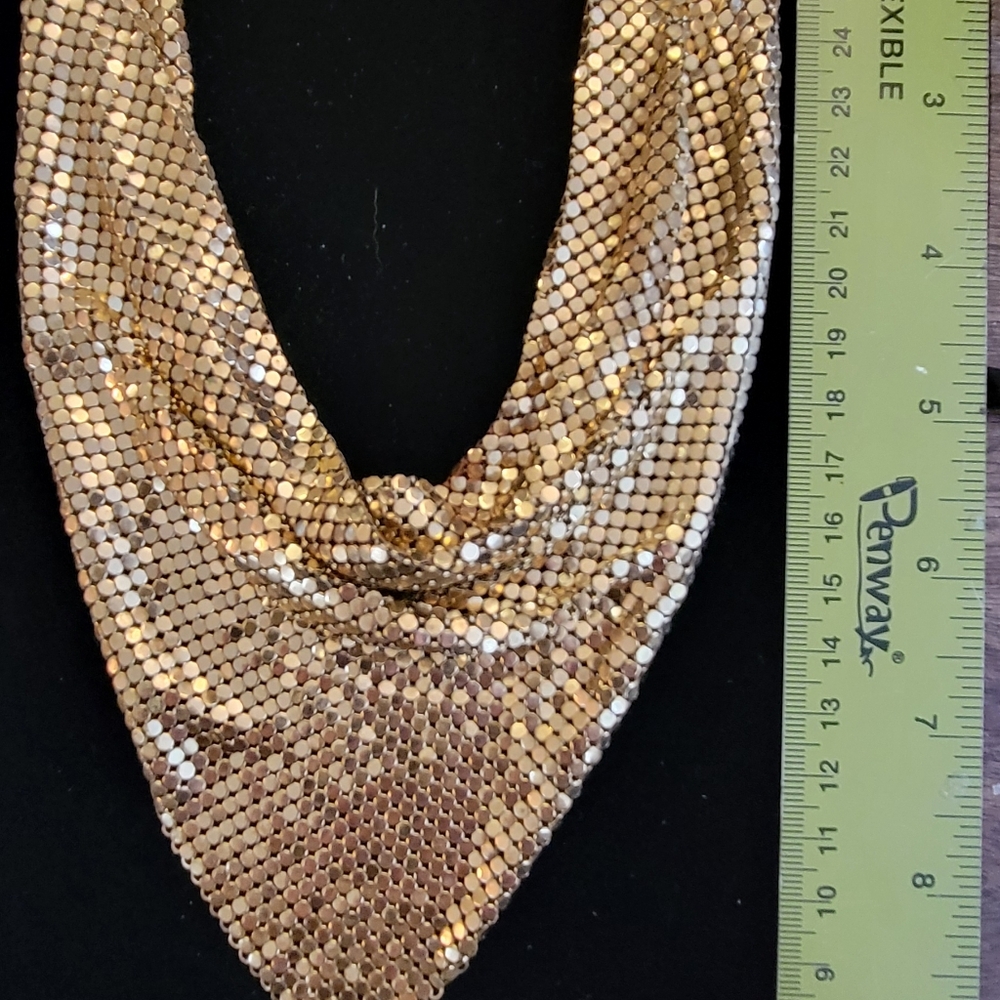Whiting & Davis mesh necklace